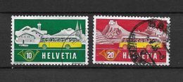 LOTE 1530   ///   (C010)  SUIZA  1953   YVERT Nº: 537/538 - Used Stamps