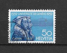 LOTE 1530   ///   (C010)  SUIZA  1959   YVERT Nº: 624 - Oblitérés