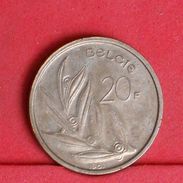 BELGIUM 20 FRANCS 1981 -    KM# 160 - (Nº19249) - 20 Frank