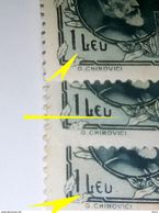 ERROR Romania 1927 KING CAROL I &  KING FERDINAND ROMANIA 1927, , MI 311, Printed  MISPLACED "1Leu" - Plaatfouten En Curiosa