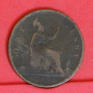GREAT BRITAIN 1 PENNY 1866 -    KM# 749,2 - (Nº19285) - D. 1 Penny