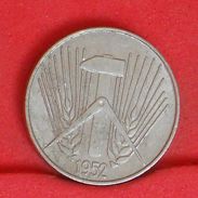 GERMANY DEMOCRATIC REPUBLIC 5 PFENING 1952 E -    KM# 6 - (Nº19299) - 5 Pfennig