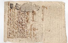 1691 - Document Manuscrit - Généralité D'Alençon - Taxe 6 Deniers Le Quart (QU2) (1/4 De Feuille) - Gebührenstempel, Impoststempel