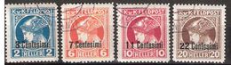 Austria 1918 Feldpost Italy, Porto Mi  20-23 Cancelled(o) - Levant Autrichien