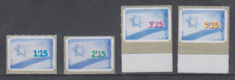 ISRAEL PATCH STAMPS FULL SET - Franking Labels