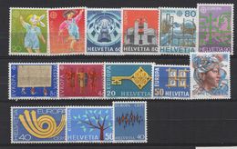 M534.-. SWITZERLAND 1963.1993, EUROPA CEPT MNH STAMPS X 14. - Colecciones