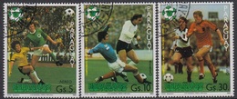 PARAGUAY 3432-3434,used,falc Hinged,football - Oblitérés