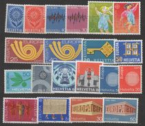 P043.-. SWITZERLAND 1963-1993 MNH STAMPS LOT X 20 . - Collections