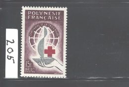 POLYNESIA FRANCAISE. 1963 "RED CROSS" #205 MNH - Gebraucht