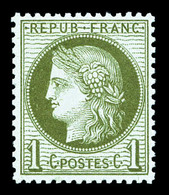 ** N°50, 1c Olive, Frais. TTB   Qualité: ** - 1871-1875 Ceres