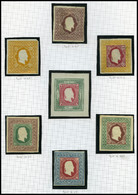 (*) 1866, Projet Renard, Ensemble De 7 épreuves Du 5 Et 10 Francs Bicolores Et Unicolores De Couleurs Différentes, Peu C - Autres & Non Classés