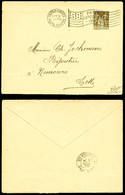 O N°105, 2F Bistre Sur Azuré Oblitéré 'Duplex Drapeau Americain' Du 31 Oct 1900 Seul Sur Lettre Pour Nemours, Arrivée Le - 1849-1876: Période Classique