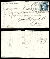 O LE PARMENTIER' Gazette Des Absents N°16, 20c Siège, Départ Le 15 Dec 70, Arrivée à Lyon Le 28 Dec. TB (signé Scheller) - Krieg 1870