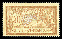 ** N°120d, 50c Brun Et Gris, PAPIER GC, TB (certificat)   Qualité: **   Cote: 450 Euros - 1900-02 Mouchon