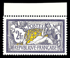 ** N°122, Merson, 2F Violet Et Jaune Haut De Feuille, Bon Centrage. SUP (signé Calves/certificat)   Qualité: ** - 1900-02 Mouchon