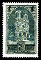 ** N°259b, Cathédrale De Reims Type III. TTB (signé/certificat)   Qualité: **   Cote: 900 Euros - 1900-02 Mouchon