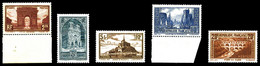 ** N°258/62, Série Touristique De 1929, Les 5 Valeurs SUP (certificat)   Qualité: **   Cote: 995 Euros - 1900-02 Mouchon