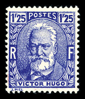 (*) N°293, Non émis, Victor Hugo, 1F 25 Bleu, RARETE (signé Calves/certificat)    Qualité: (*) - 1900-02 Mouchon