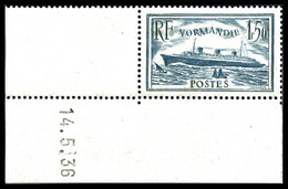 ** N°300, Normandie 1F50 Bleu Clair Cdf Daté, TB   Qualité: **   Cote: 200 Euros - 1900-02 Mouchon