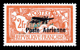 * N°1a, Merson, 2F Orange Et Vert-bleu: Coin De L'écusson Cassé, Bon Centrage, Frais Et TB (signé Calves/certificat)   Q - 1927-1959 Ungebraucht