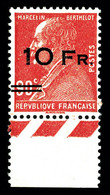 ** N°3, Berthelot 10F Sur 90c Rouge Surchargé à Bord Du Paquebot 'Ile De France' Bdf, Frais, SUP (signé/certificat)   Qu - 1927-1959 Ungebraucht