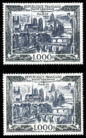 ** N°29, 1000F Paris, 2 Exemplaires Avec Couleurs Différentes. TB   Qualité: **   Cote: 330 Euros - 1927-1959 Nuovi