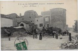 CPA La Cavalerie Attelage Aveyron Circulé - La Cavalerie