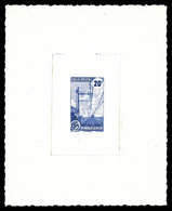 (*) N°209A, (N°Maury). Non émis 20f Remboursement, épreuve D'artiste En Bleu (prévu Pour Remplacer Le N°211), RARE Et SU - Neufs