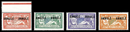 ** Merson, Ensemble De 4 Exemplaires Surchargés 'ANNULE' 2x (N°119-CI 2, 143-CI 2, 144-CI 2 Et 145-CI 1), Tous TB   Qual - Instructional Courses