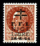 ** N°12, NICE (Alpes Maritimes), 1f 50 Brun-rouge. TTB (signé Mayer)   Qualité: **   Cote: 420 Euros - Libération