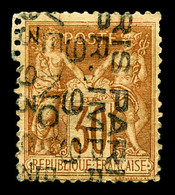 (*) N°20, 30c Brun Foncé Surchargé 5 Lignes Du 9 Novembre 1893. SUP. R.R.R (signé Scheller/certificat)   Qualité: (*) - 1893-1947