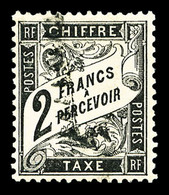 O N°23, 2F Noir, Bon Centrage, Fraîs, SUP (certificat)   Qualité: O   Cote: 900 Euros - 1859-1959 Usati