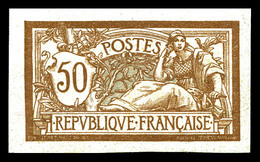 ** N°120a, 50c Merson Non Dentelé, TTB (certificat)   Qualité: **   Cote: 1000 Euros - Unused Stamps