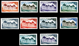 ** N°980, 18f Cheverny, 10 Exemplaires Dont 5 Multicolores. TTB   Qualité: **   Cote: 450 Euros - Sonstige & Ohne Zuordnung