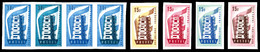 ** N°1076/77, Paire Europa 1956, 8 Exemplaires Dont 4 Multicolores. SUP (certificat)   Qualité: **   Cote: 3600 Euros - Sonstige & Ohne Zuordnung