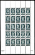 ** N°259, Cathédrale De Reims Type I En Feuille Complète De 25 Exemplaires Datée Du 7/4/1930, RARE Et SUPERBE (certifica - Fogli Completi