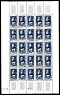 ** N°891/96, Série Célébrités Du XIXème Siècle En Feuilles Complêtes De 25 Exemplaires, TB (certificat)   Qualité: **    - Ganze Bögen