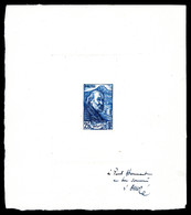 (*) N°421A, Non émis Cézanne Type II, épreuve D'artiste En Bleu Foncé Signée. SUPERBE. R.R. (certificat)   Qualité: (*) - Künstlerentwürfe