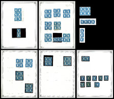 N 1871: N°60C, Cérès 25c Neufs */**: étude Sur Le Type III Dont 2 Blocs De Six, 9 Blocs De Quatre Et 23 Exemplaires (don - Collections