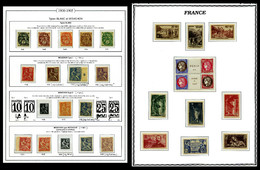 N 1900/1962 Poste, PA, Préo: Collection En 3 Albums, Timbres En Majorité **, De Bonnes Valeurs Dont Mouchons, Blocs De Q - Collezioni