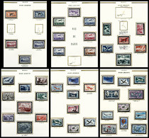 N Poste Aérienne, 1927/1973, Ensemble Complet Dont N°6c (sf 3,4,6d,14,15), Des Ex*, 46 Exemplaires TB   Qualité: N   Cot - Collections