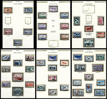 N Poste Aérienne, 1927/1973, Ensemble Complet Dont N°6c (sf 3,4,6d,14,15), Des Ex*, 46 Exemplaires TB   Qualité: N   Cot - Sammlungen