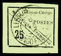 O N°15, 25c Noir Sur Vert De 1889, Grandes Marges, Jolie Pièce, SUP (signé Scheller/certificat)   Qualité: O   Cote: 100 - Gebraucht