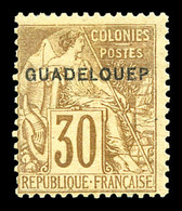 NO N°14aD/22aD, Erreur 'GUADELOUEP': Ensemble De 10 Exemplaires Différents Neuf Et Oblitérés. TTB (certificat)   Qualité - Neufs