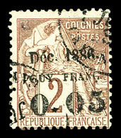 O N°2, 0f05 Sur 2c De 1881. SUP (signé Brun/certificat)   Qualité: O   Cote: 500 Euros - Usati