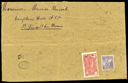 O Poste Aérienne T.A.G, Devant De Paquet Pour St Laurent Du Maroni, Affranchi à 1f50, Oblitéré à Cayenne En Juillet 1921 - Used Stamps