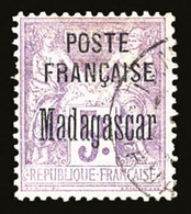 O N°21/22, 1F Vert Olive Et 5F Violet, TB   Qualité: O   Cote: 205 Euros - Used Stamps
