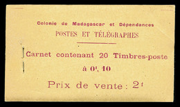 ** Carnets N°5, 10c Brun Et Violet, Carnet De 20 Timbres. TB   Qualité: **   Cote: 250 Euros - Oblitérés