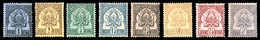 * N°1/8, Série Complète De 1888, Les 8 Valeurs TB (certificat)   Qualité: *   Cote: 1067 Euros - Unused Stamps