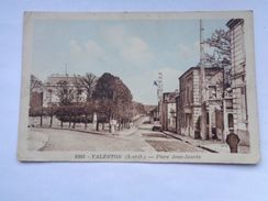 Réf: 91-15-24.            VALENTON    Place Jean-Jaurès    ( Colorisée ) - Valenton